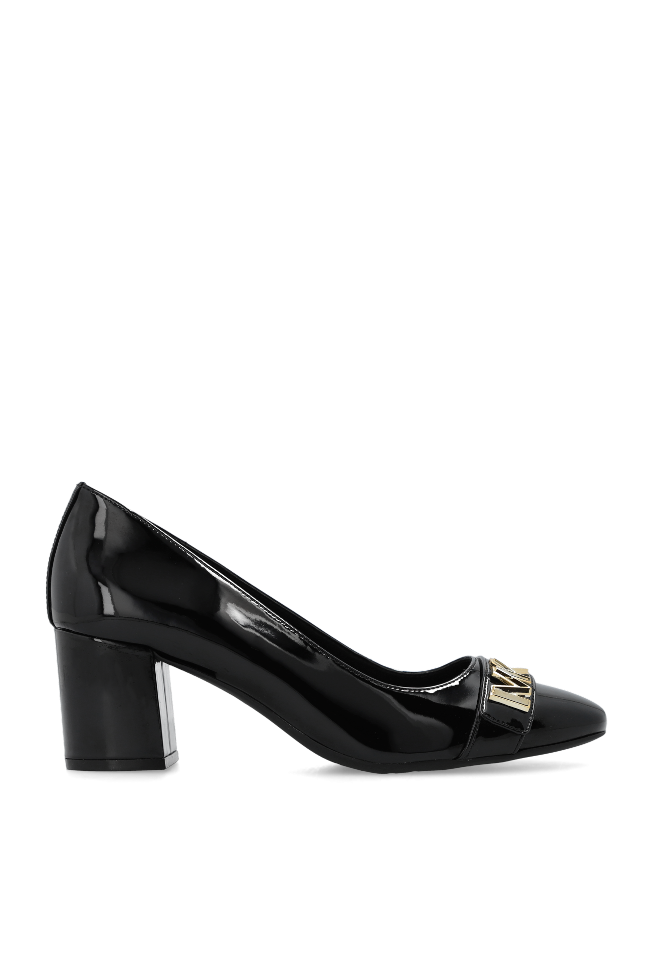 Michael kors black sales patent leather pumps